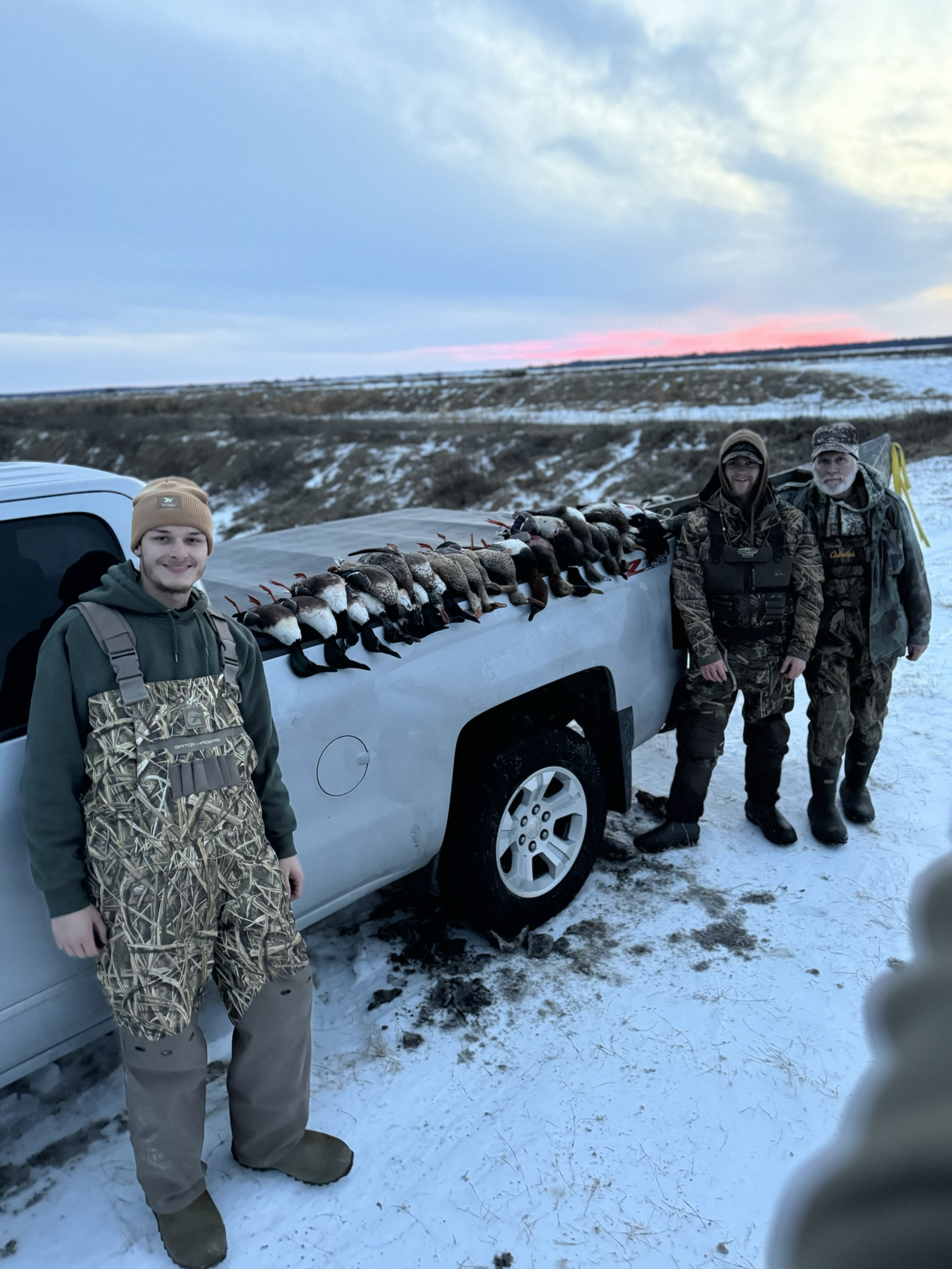 Successful Duck Hunt with Limit