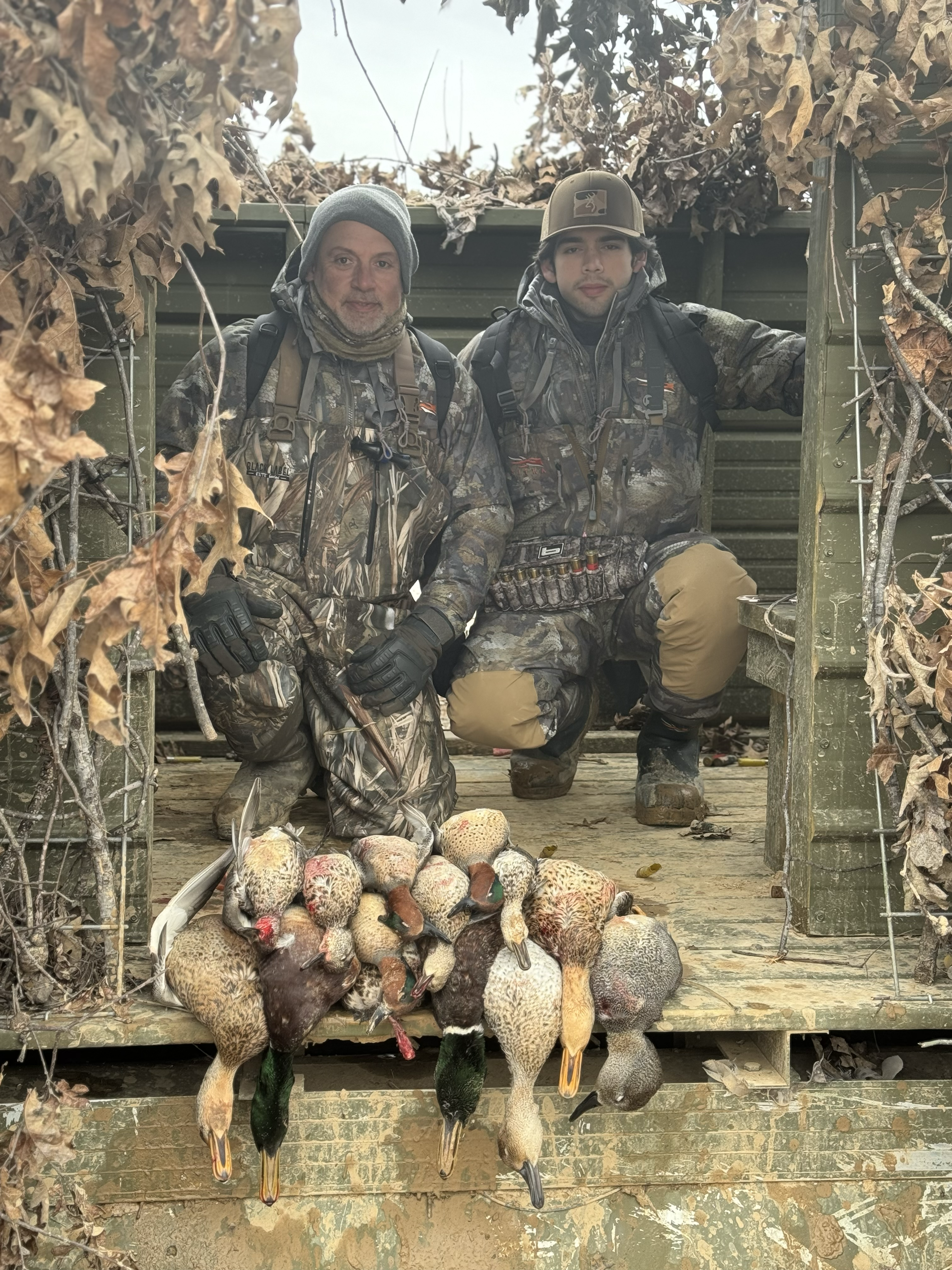 Father and Son Duck Hunt in Arkansas